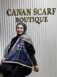 Burberry Desen Yün Pamuk Şal