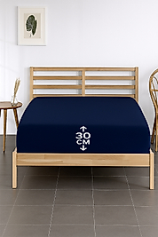 %100 PAMUKLU TEK KİŞİLİK PREMİUM PENYE ÇARŞAF-Siyah