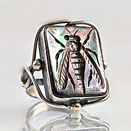 KUTSAL ARI TILSIMLI YÜZÜK