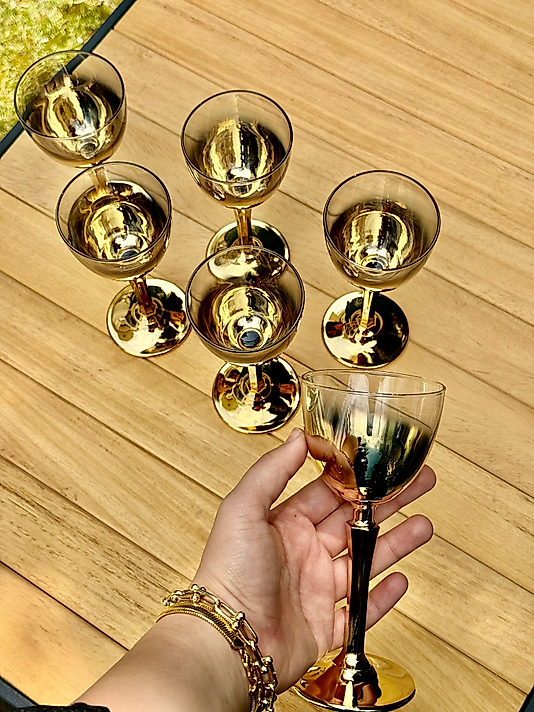 Verona Diamond Gold Kristal Kadeh Adet