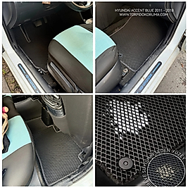 Hyundai Accent Blue Akıllı Premium Eva Oto Paspas (Aksesuarlar Fiyata Dahil Değildir)