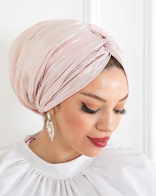 Soft pembe önü düğümlü dolgulu bone