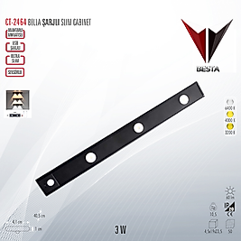 CATA CT-2464 BELLA ŞARJLI SLIM CABINET