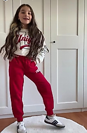 Kız çocuk crop eşofman takımı