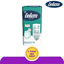Önlem Emici Külot Extra Büyük Boy(XL) 30'lu 4 Paket