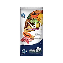 N&D Tropical Selection Kuzu Etli ve Tropikal Meyveli Orta ve Büyük Irk Yetişkin Köpek Maması (10 kg)