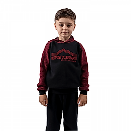 Erkek Çocuk Kapüşonlu Triko Sweat Siyah