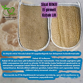 SİSAL BİTKİLİ EL GİRMELİ KABAK LİFİ