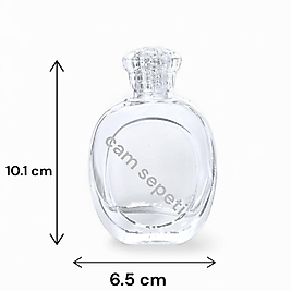 50 CC KAVİSLİ CAM KOLONYA ŞİŞESİ