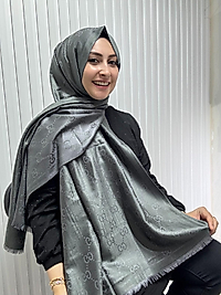G Desen Yün Pamuk Şal