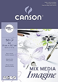 CANSON ÇİZİM BLOĞU IMAGINE A4 200 GR 50 SF 200006008