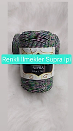 Supra İpi Ebruli Sİmli Düz Renkler 200gr