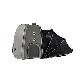 LaVista Astronot Pro Kedi Köpek Fileli Taşıma Çantası Füme