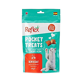 Reflex Pocket Treats Skin And Coat Kedi Ödülü (60 g)