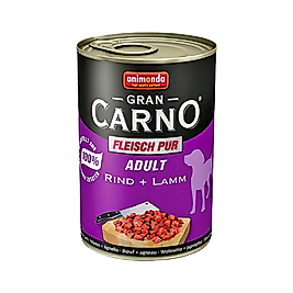 Animonda Gran Carno Sığır etli ve Kuzu Etli Yetişkin Köpek Konserve Maması (400 g)