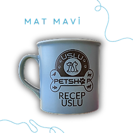 Mat Mavi Bardak
