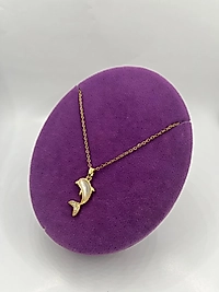 Gold Minimal Yunus Kolye