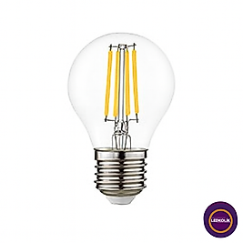 Ldk-247 6w E27 G45 Şeffaf Cam 6500k Beyaz Işık (10 Adet)