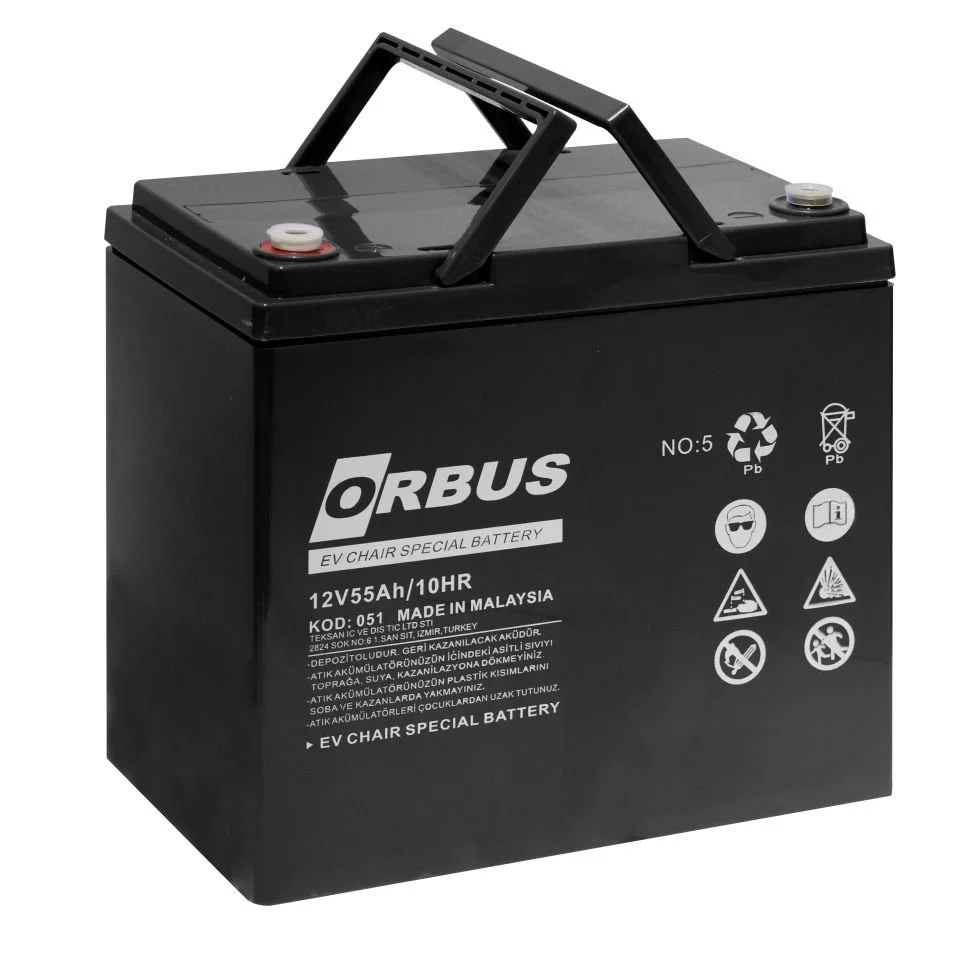 12V 55 Ah Engelli Araç Aküsü (ORBUS)