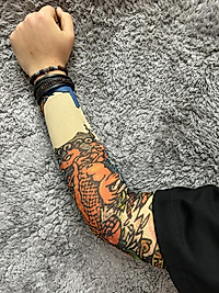Giyilebilir Desenli Kol Dövmesi 3D Baskılı Tattoo
