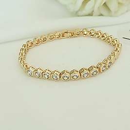 14K Petek Suyolu Xuping Bileklik