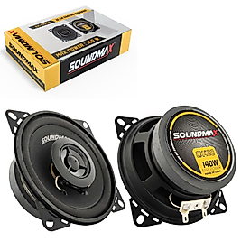 SOUNDMAX SX-CX420 Oto Hoparlör 10cm 140 Watt Tweeterli 2 Adet