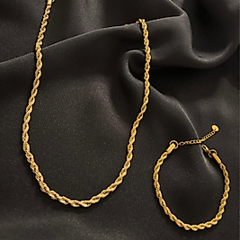 Burgu Gold Çelik 2'li Set