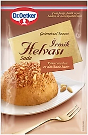 DR OETKER İRMİK HELVASI SADE  400GR X 6AD