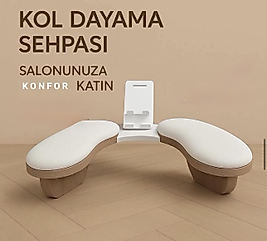 Manikür Kol Destek Sehpası Telefon Tutacaklı