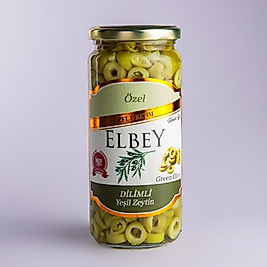 Elbey Özel Özel Üretim Dilimli Yeşil Zeytin 530 GR