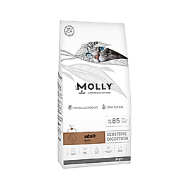 Molly Hypoallergenic Hassas Sindirim Kuzu Etli Yetişkin Kedi Maması (2 kg)