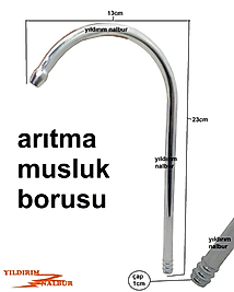 ARITMA MUSLUK BORUSU ARITMA MUSLUĞU KUĞU BORU 23CM