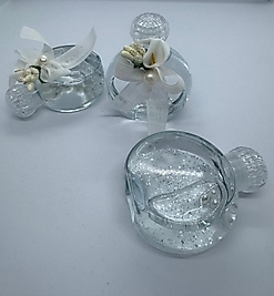 50 cc Ayna Cam Kolonya  Kristal Kapaklı Nikah Söz Nişan Mevlüt