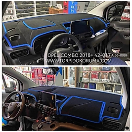 Opel Combo 2018+ Konsol Torpido 3D Koruma Koruyucu Kılıf