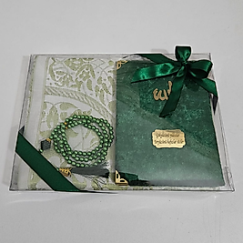 Yeşil Seccadeli Kadife Set