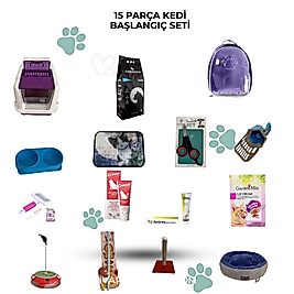 15 PARÇA KEDİ BAŞLANGIÇ SETİ.
