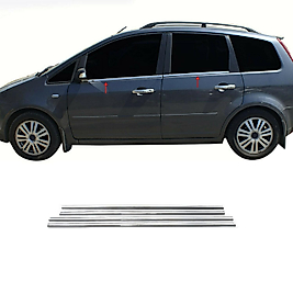 Ford C-Max Krom Cam Çıtası (4Parça) 2004-2010 Arası Paslanmaz Çelik