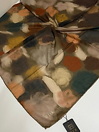 ZER ORGANİK EŞARP SOFT ÇİÇEK DESEN 09