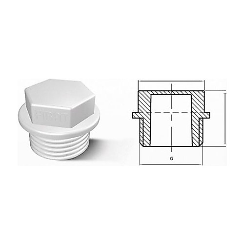 FIRAT 25 MM KÖRTAPA BEYAZ PPRC PLASTİK BORU ( 5 ADET )