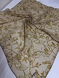 SOFT KETEN EŞARP ÇİÇEK DESEN 02