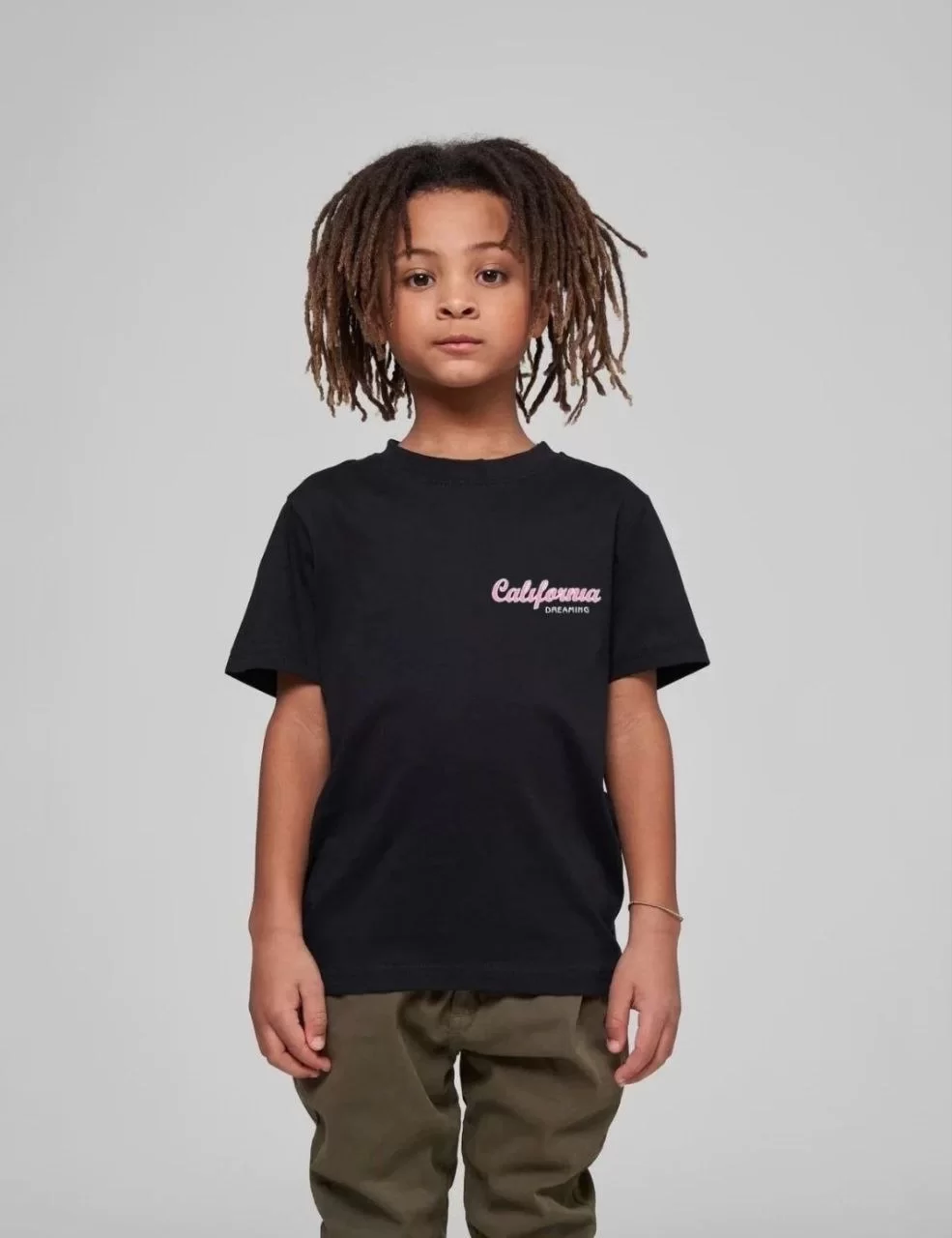 Çocuk Unisex Baskılı T-Shirt - Siyah