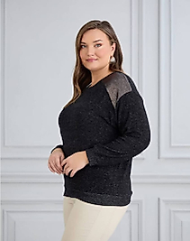 omuz detaylı yumoş kumaş bluz