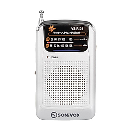 SONIVOX VS-R104 GÜMÜŞ RENK CEP TİPİ ANALOG FM RADYO