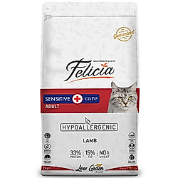 Felicia Düşük Tahıllı Yetişkin Kuzu Etli Kedi Maması 2 Kg