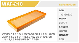 VW GOLF (74-80) GOLF II 1.8 16V, JETTA II (84-91) PASSAT 1.5D (77-80)