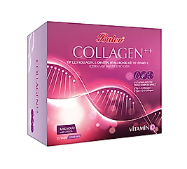 Balen Collagen Complex++Tip 1,2,3 Kollajen,L-Ornitin,Hyal.Asit,Vitamin C  30 Şase