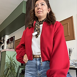 Kaşe kırmızı bamber