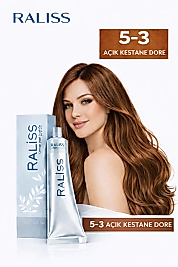RALİSS SAÇ BOYASI 60 ML. (5-3 AÇIK KESTANE DORE)
