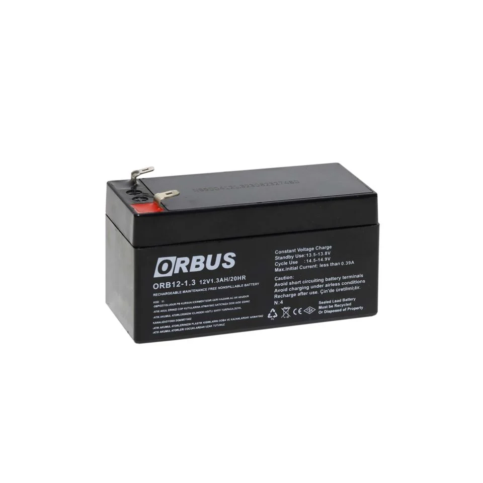 12V 1,3 Ah Kuru Akü (ORBUS)