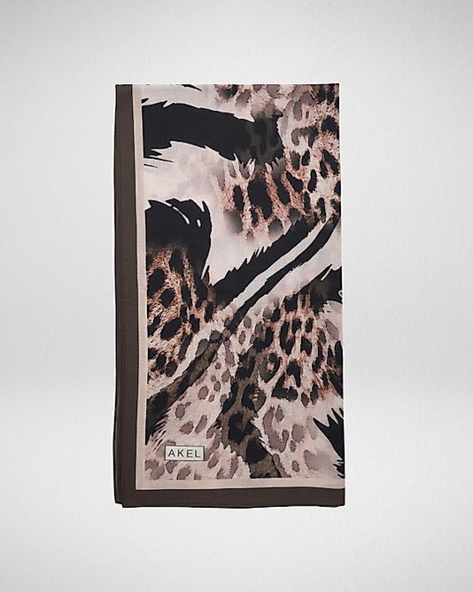Spring Eşarp Leopar Yeni Desen-2